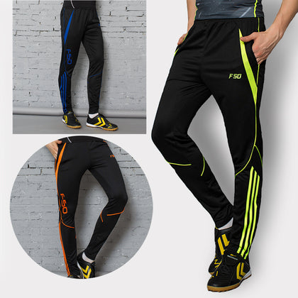 Zipper Pocket Training Long Pants