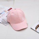 Unisex Ring Safety Pin Baseball Cap
