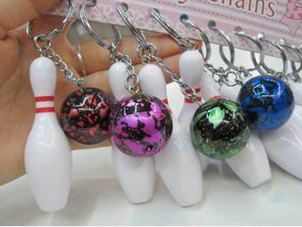 Bowling Ball Keychain